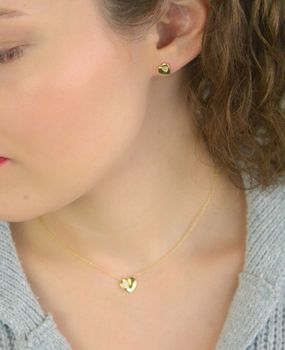 Kolczyki damskie Nomination Italy z kolekcji Petit Sparkle. Srebro 925 pozłacane 18K złotem, ozdobne serduszka z cyrkoniami. Idealne na prezent, z certyfikatem autentyczności (2).JPG